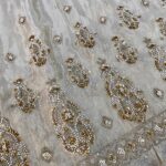 Zari Tissue Hand-work Fabric