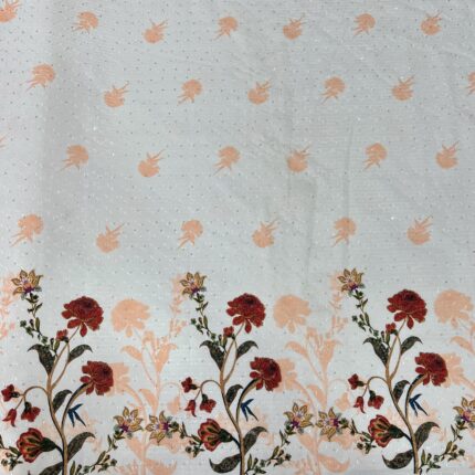 Printed Kurta Fabric Panel work