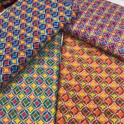 Multicolor Cotton Printed Fabric