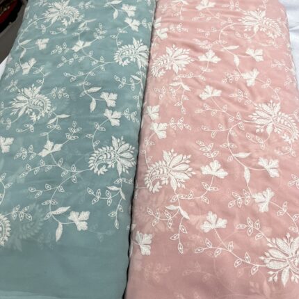 Georgette Embroidery Fabric