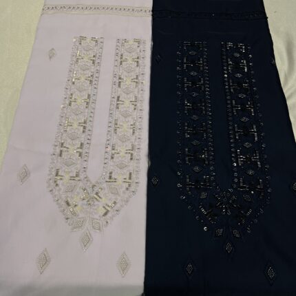 Malai Satin Handwork Men’s Kurta Fabric