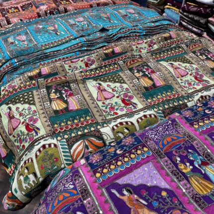 Pure Natural Crepe Fabric – Trending Raja Rani Design