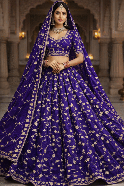 Pure Natural Crepe Handwork Fabric with Allover Jaal & Matching Dupatta