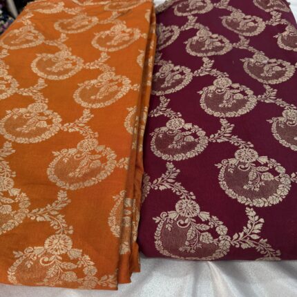Affordable Banarasi Fabric with Self Zari Work – Elegant Festive Wear Collection