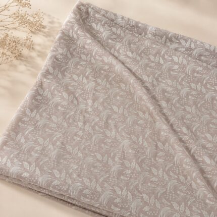 Premium Viscose Mul Chanderi Fabric – Floral Embroidery Pastel Summer Collection