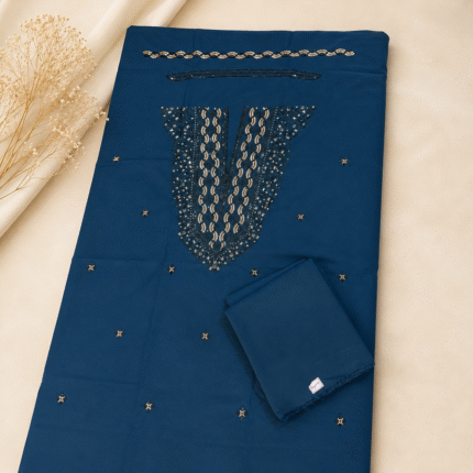 BB Silk Kurta & Pant Fabric with Designer Neck Work